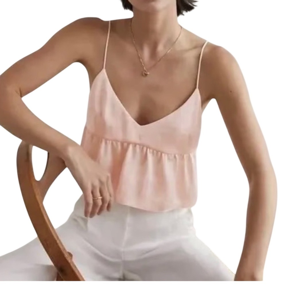 ARITZIA WIlfred Lover Satin Camisole Women's Size XS Pink